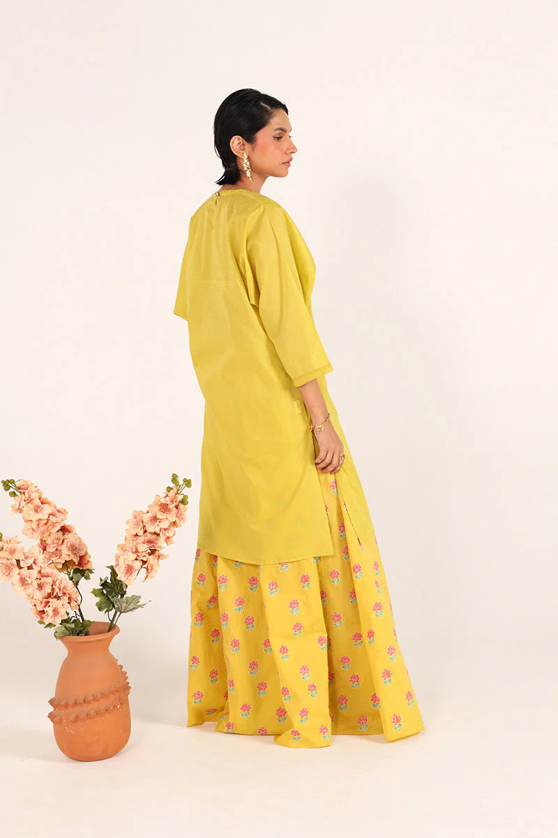 Block Printed Ferozan Sharara - Image 10