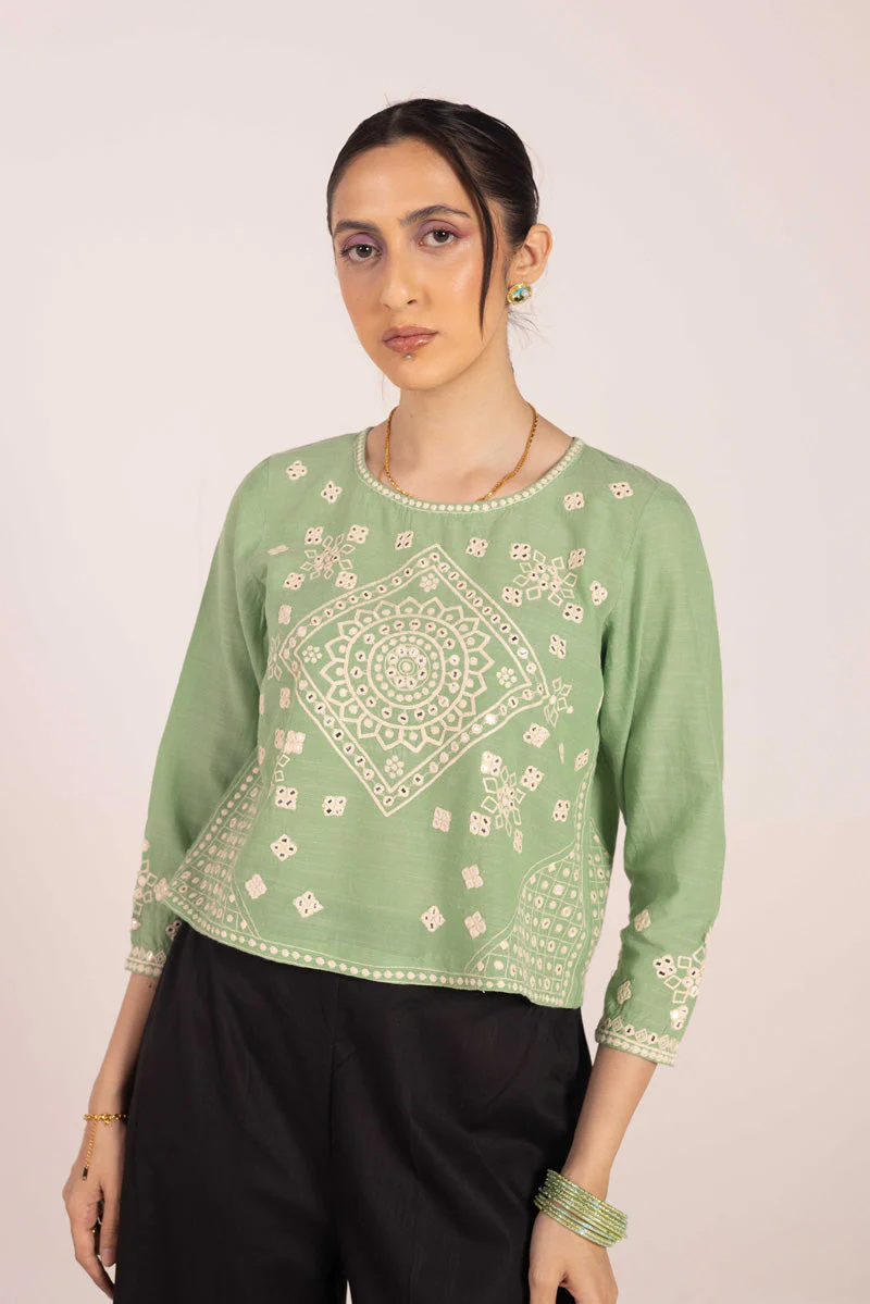 Aina Embroidered Top - Image 11