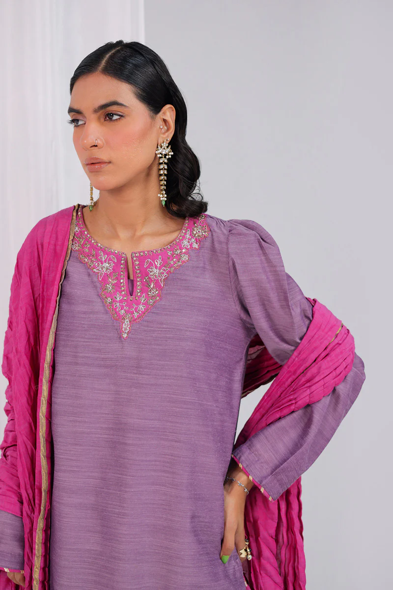 Shoukh Rang 3 Piece Gharara Set - Image 7