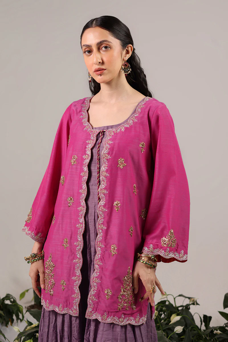 Shoukh Rang Layered Dress - Image 2