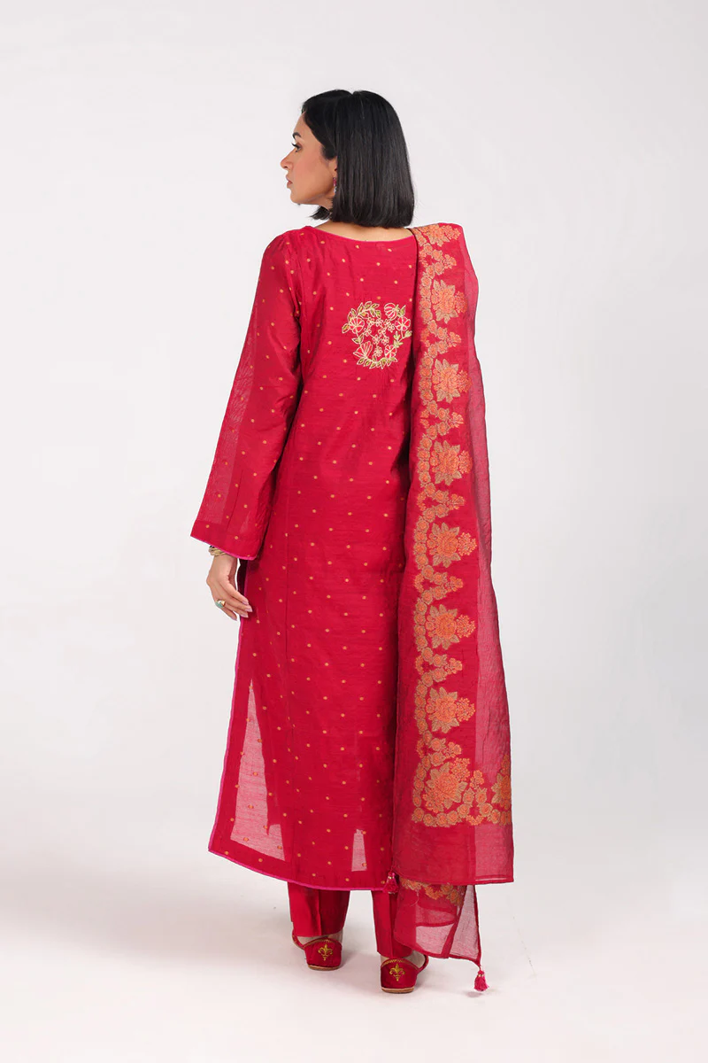 Sequin Whispers in Golden Rose Suit - Image 7