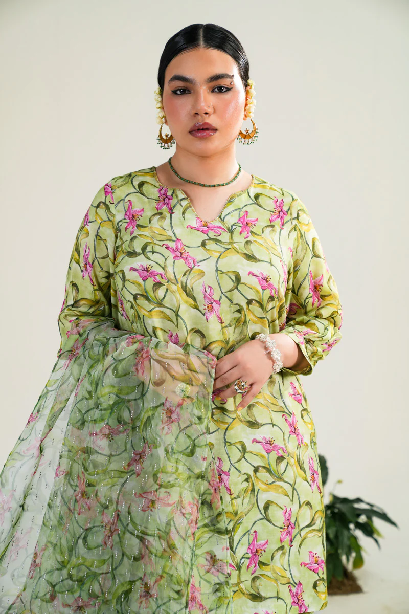 Sunehri Phool Rang & Dastaan 3 Piece Suit - Image 2