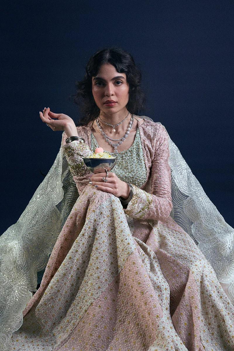 Zar-e-Nur Anarkali Set