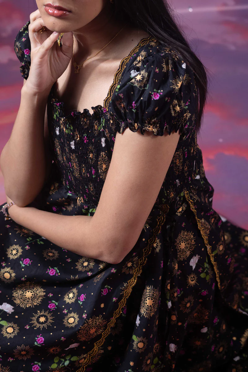 Raazi Ronak Smocked Dress - Image 6