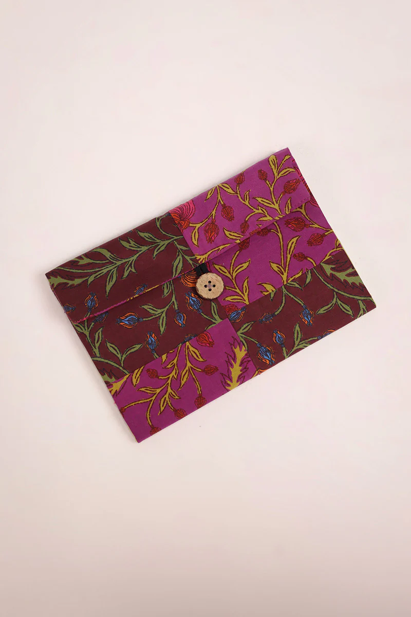Patchwork Buttoned NoteBook - Image 2