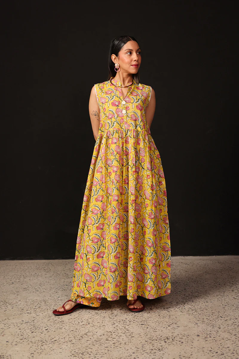 Sleeveless Amber Dastan Dress - Image 8