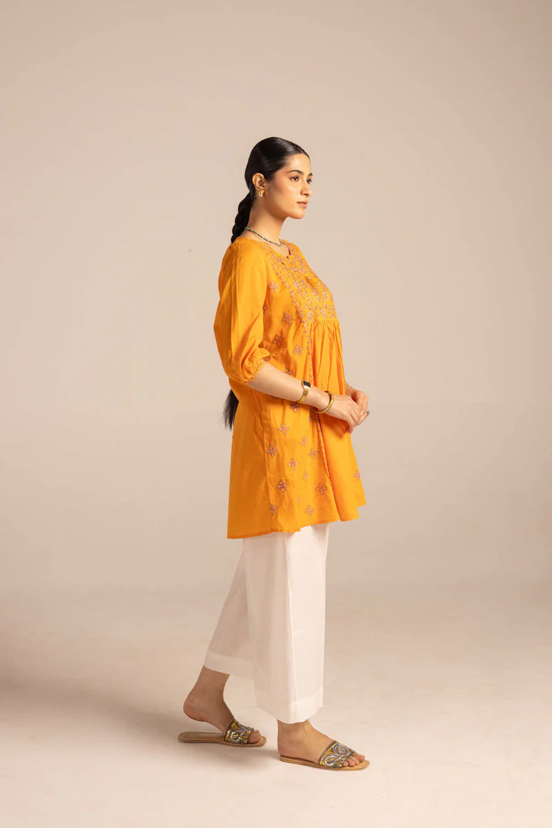 Pure Multani Blue Hues Kurta - Image 15