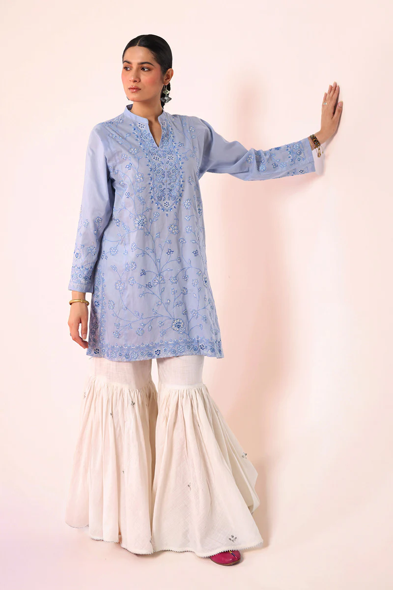 Multani Blue Hues Kashi Kurta - Image 10