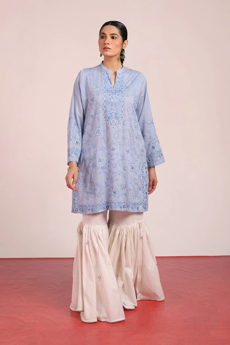 Multani Blue Hues Kashi Kurta - Image 13