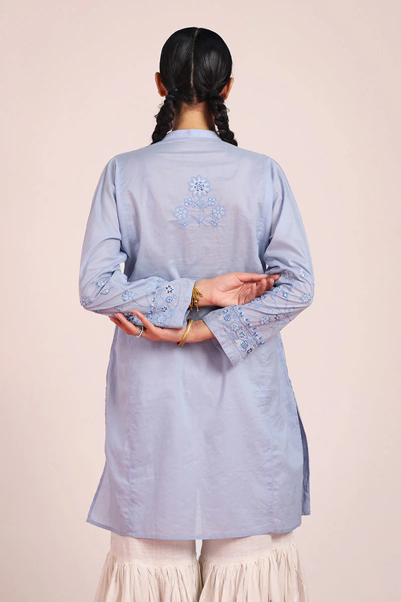 Multani Blue Hues Kashi Kurta - Image 14