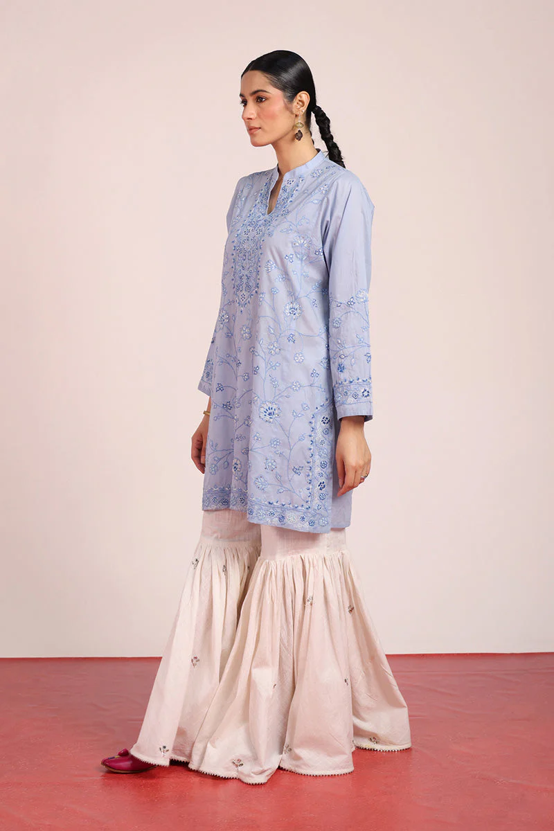 Multani Blue Hues Kashi Kurta - Image 16