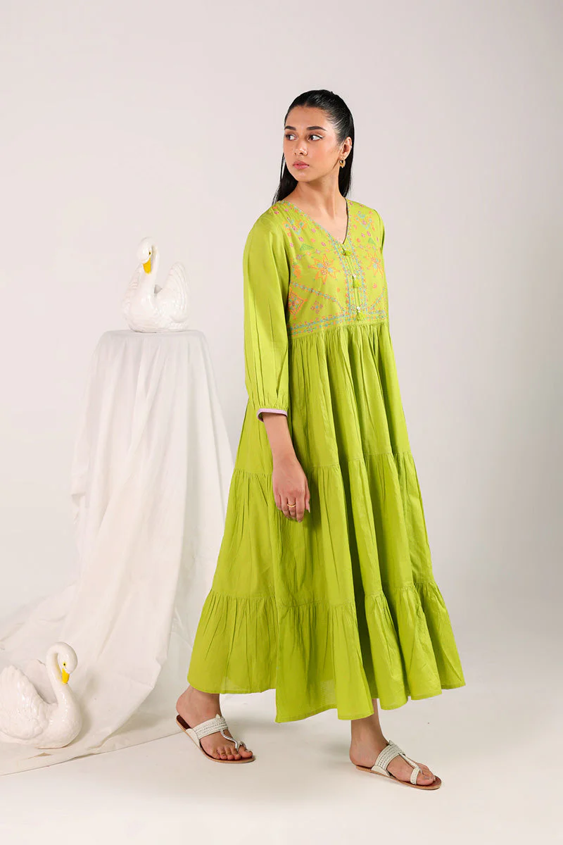 Kasuti Mashup Tiered Frock - Image 12