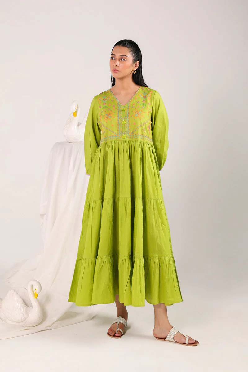 Kasuti Mashup Tiered Frock - Image 9