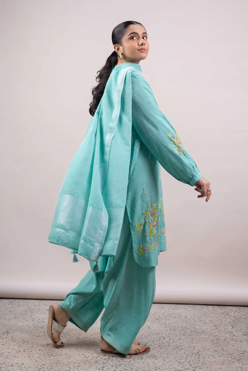 Hand-Embroidered Vintage Flea 3-Piece Set - Image 3