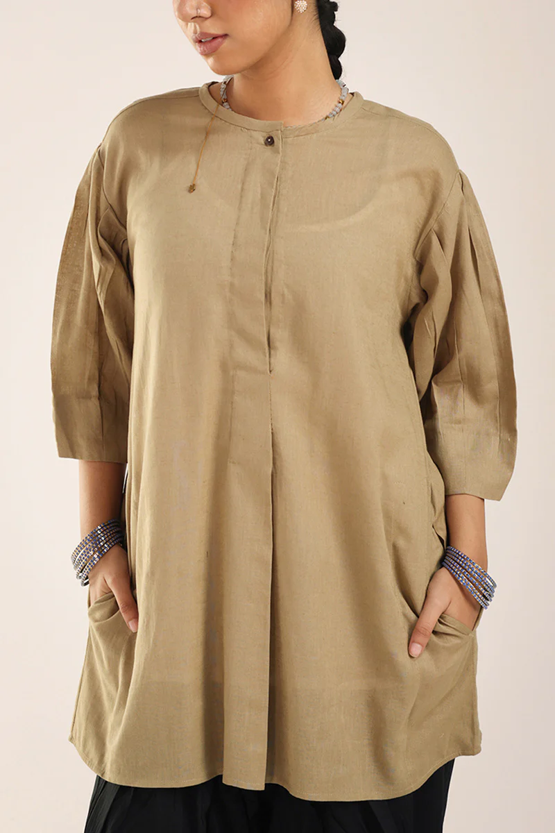 Linen love buttoned top - Image 5
