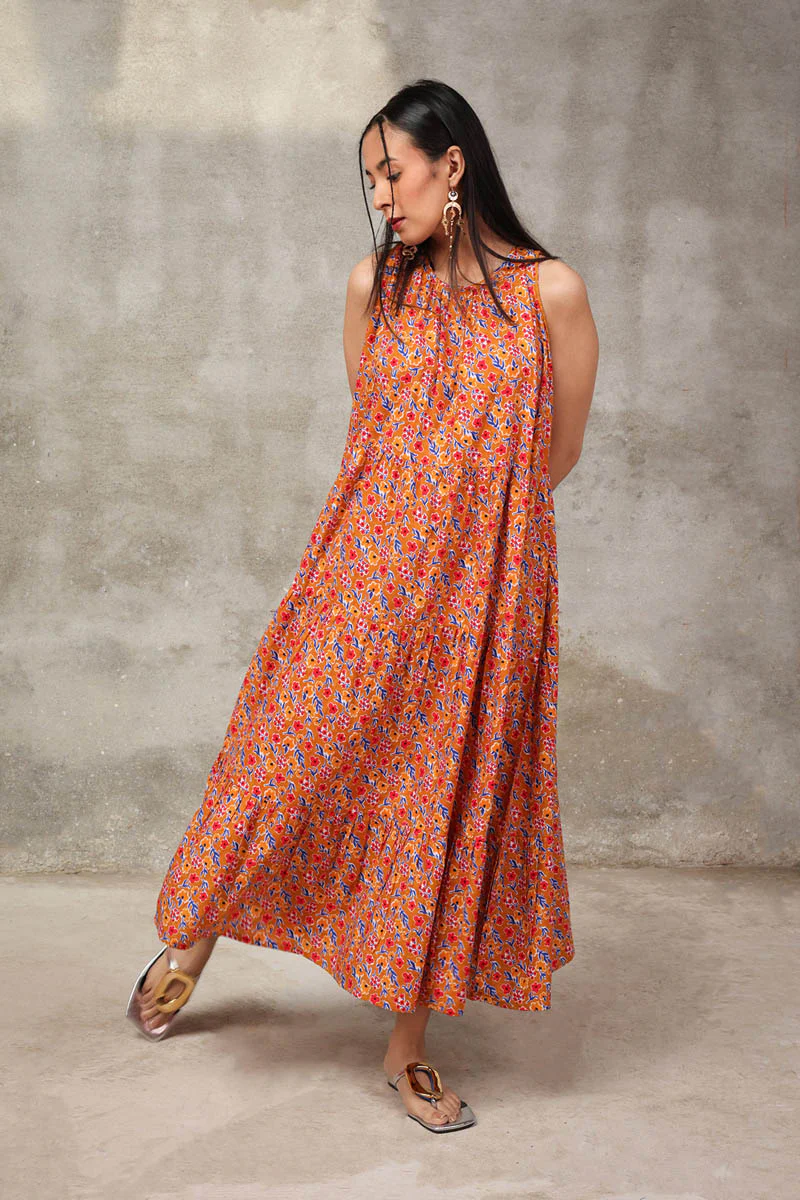 Techno Burst Tiered Dress - Image 2