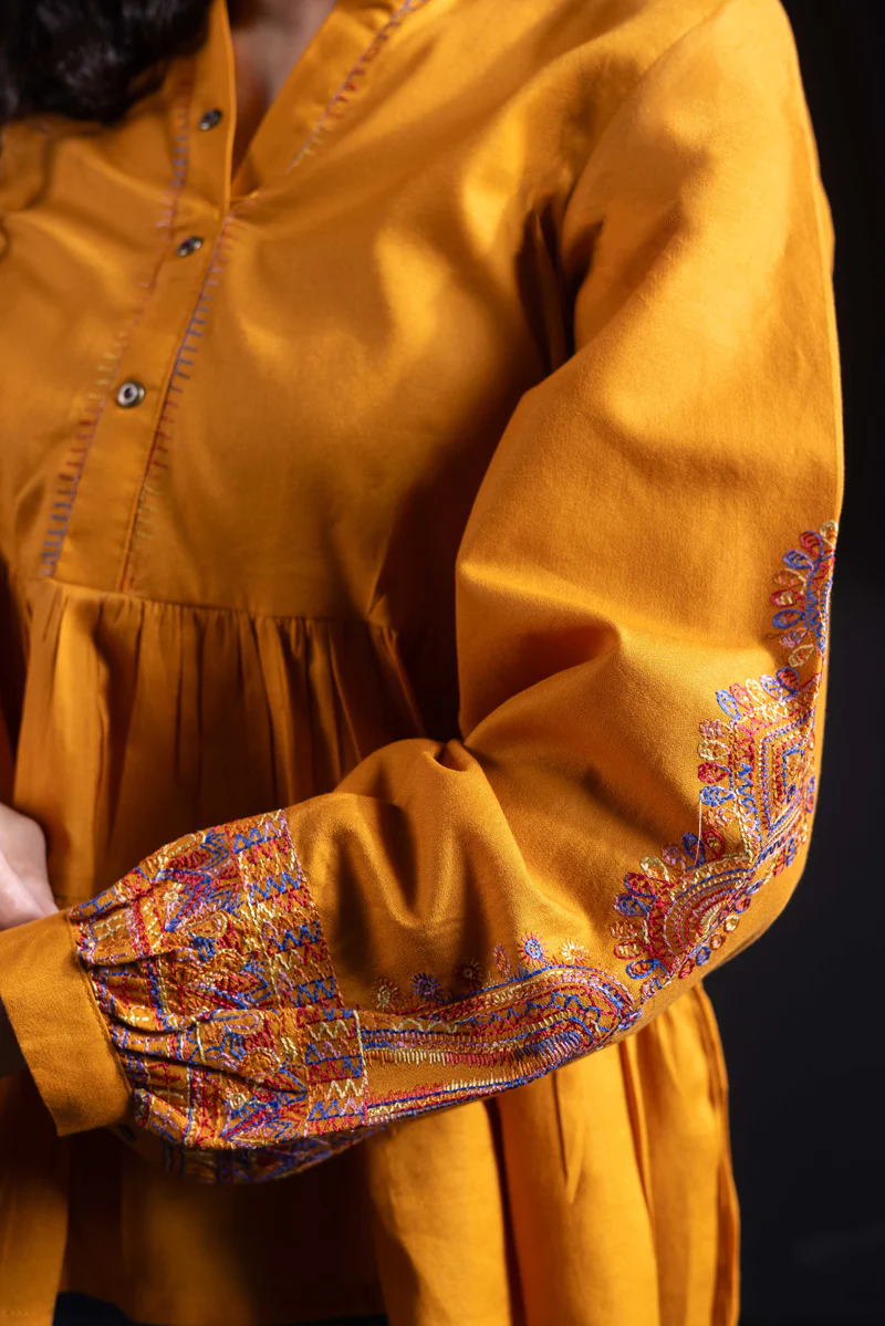 Embroidered Color Waves Top - Image 10