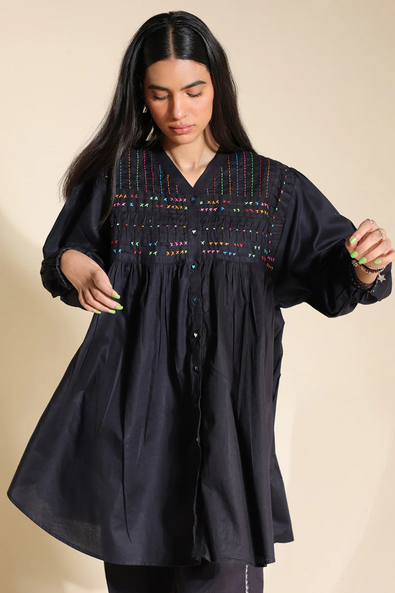 Color Waves Pleated Top - Image 8