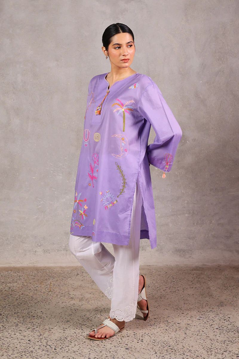 Gypsy Wonders Thread Pop Kurta - Image 11