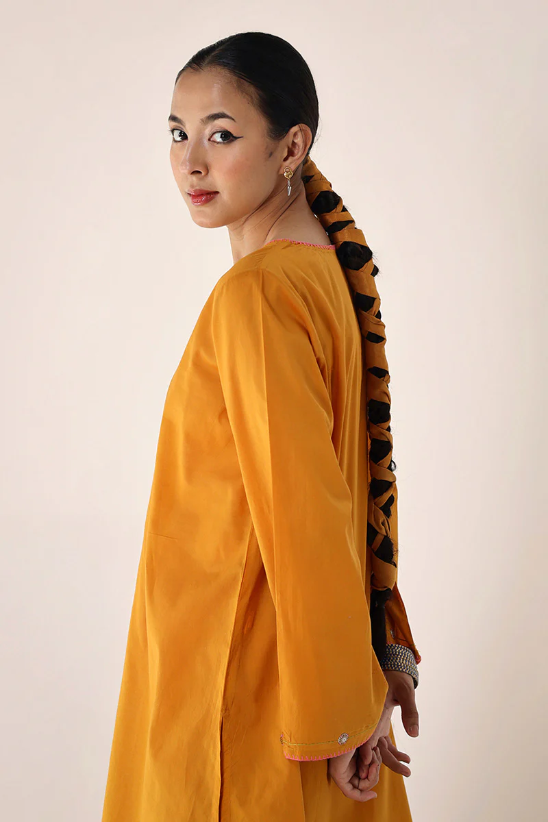 Gypsy Wonders Pure-Hued Kurta - Image 2