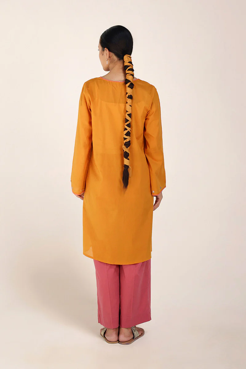 Gypsy Wonders Pure-Hued Kurta - Image 5