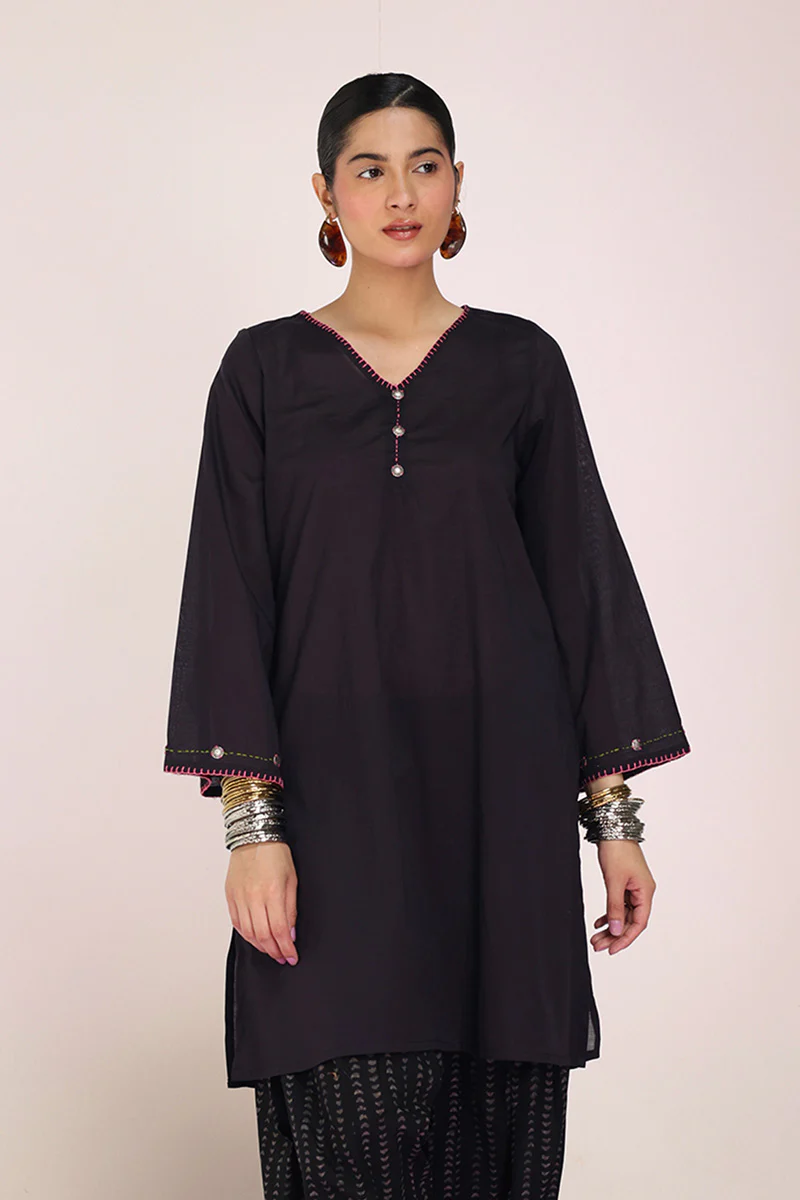 Gypsy Wonders Pure-Hued Kurta - Image 7