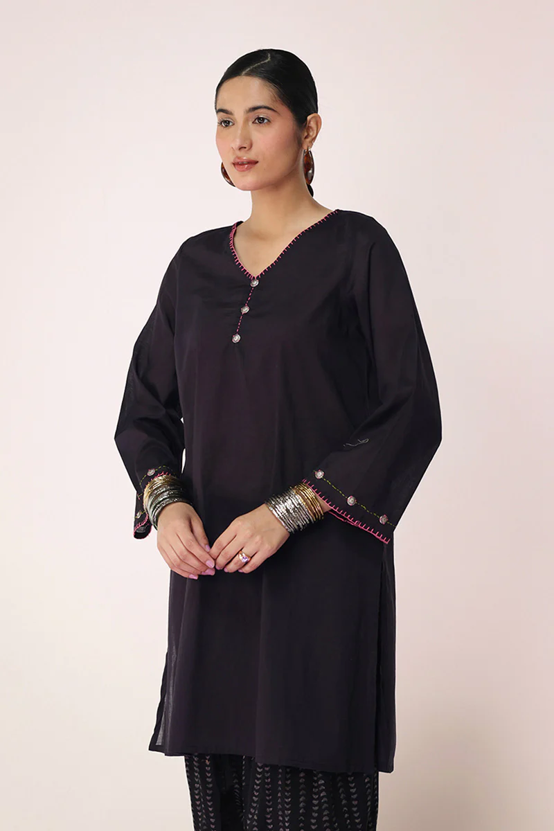 Gypsy Wonders Pure-Hued Kurta - Image 8