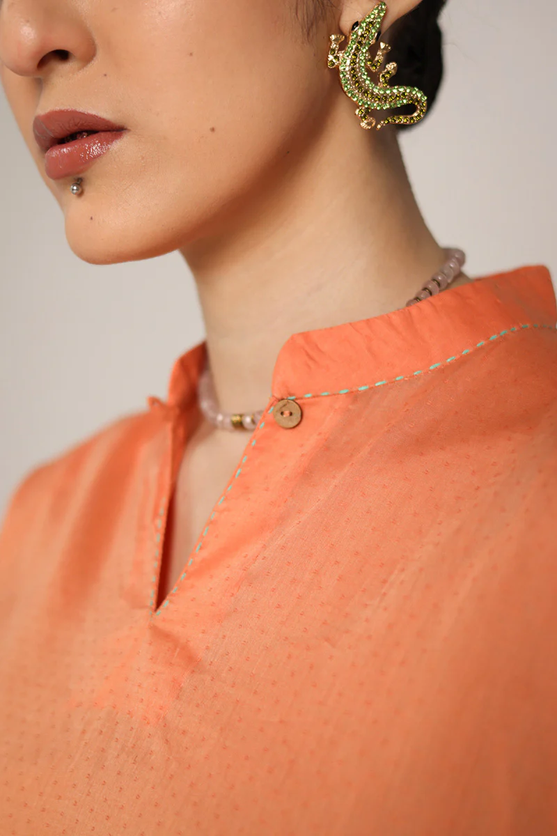 Seafoam Tapestry Kurta - Image 4