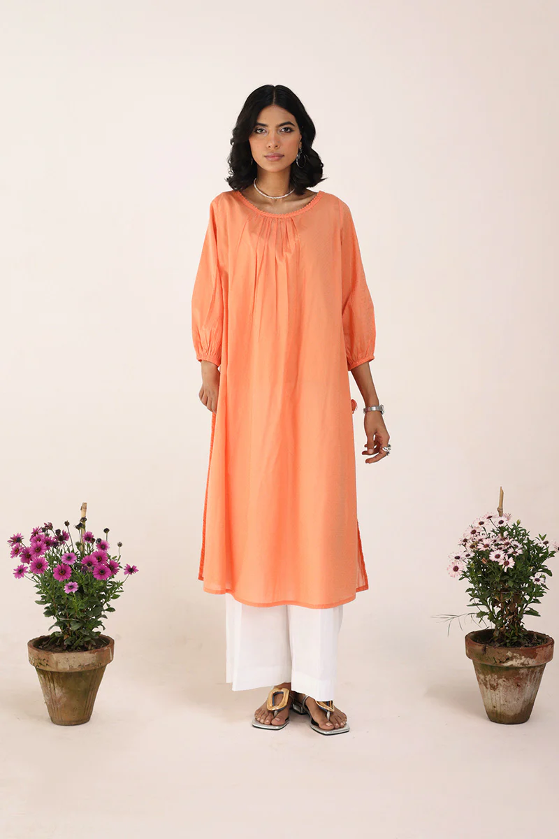 Solid Hued Seafoam Kurta