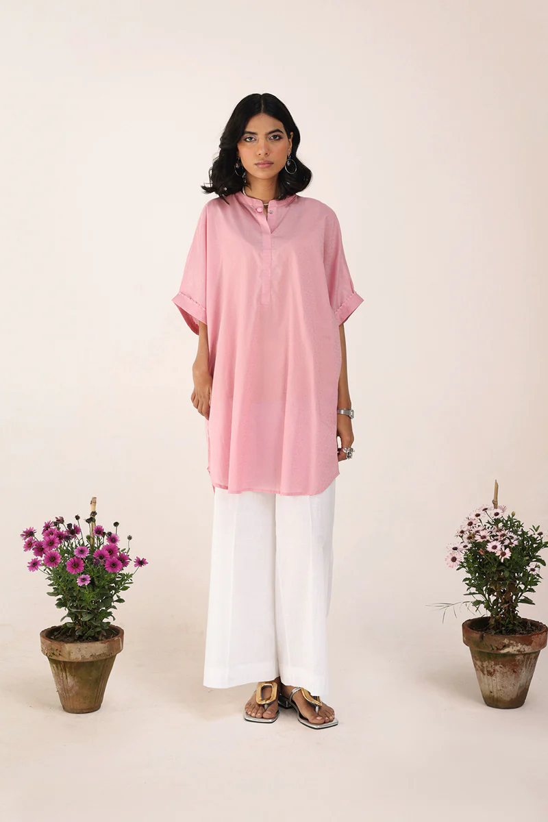 Sea Foam Buttoned Top - Image 6