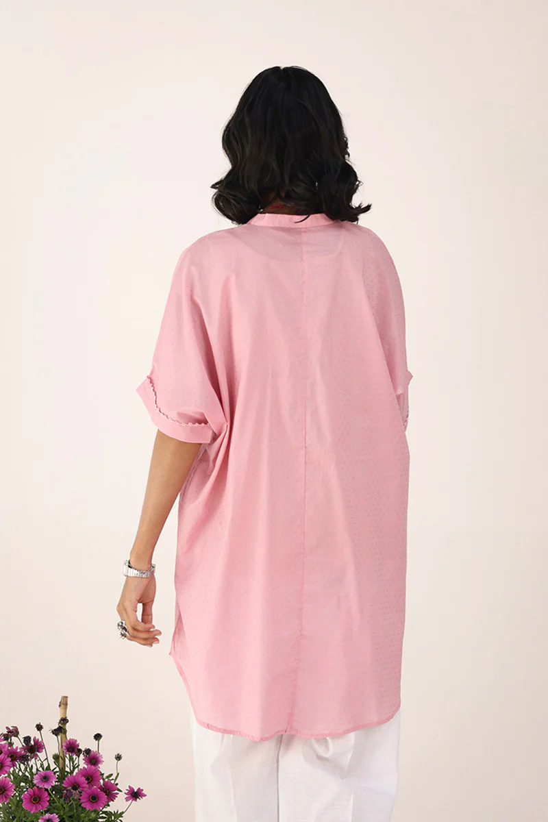 Sea Foam Buttoned Top - Image 9