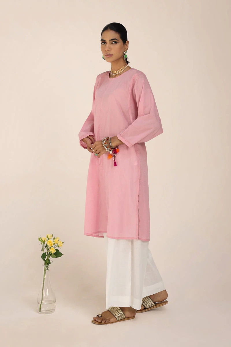 Sea Foam-Solid Kurta - Image 11