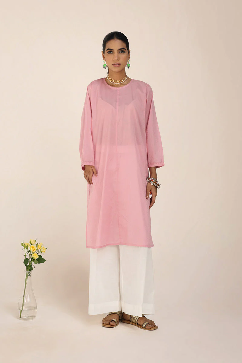 Sea Foam-Solid Kurta - Image 13