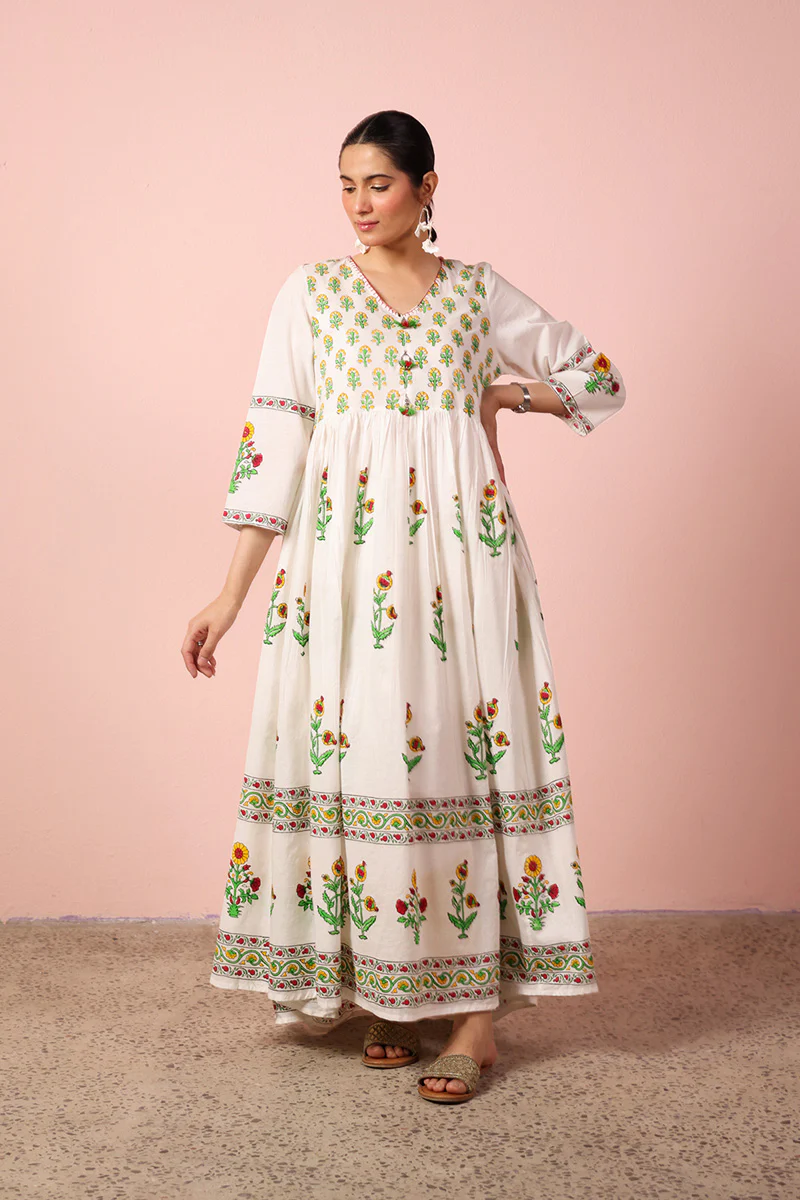 Chintz Whisper Block Tales Frock - Image 4