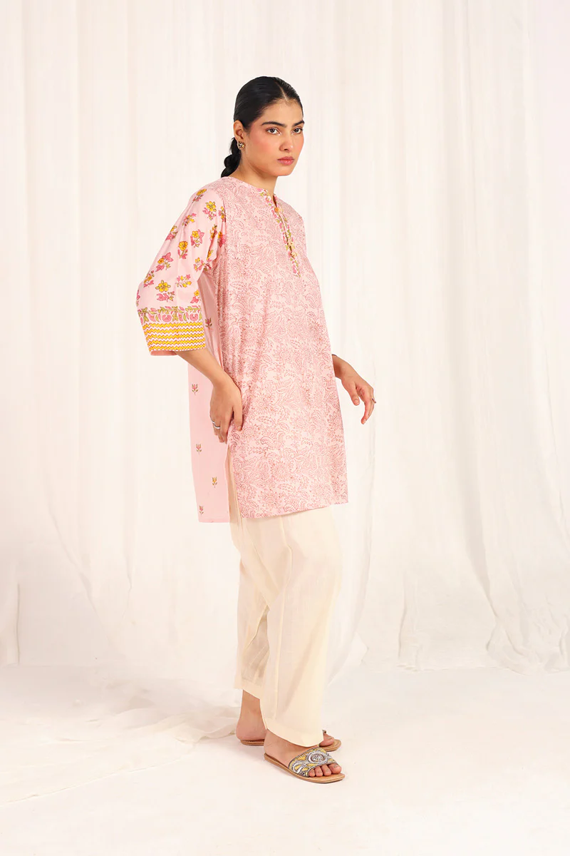 Chintz Whisper Blockscope Kurta - Image 3