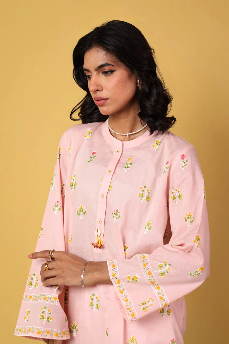 Chintz Whisper Block Bazar Kurta - Image 4