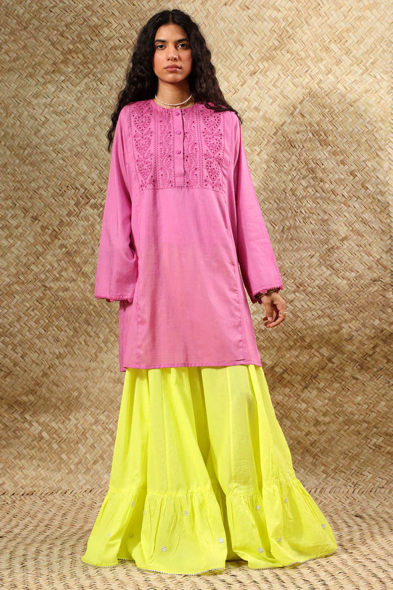 Embroidered Schiffli Shirt - Image 3