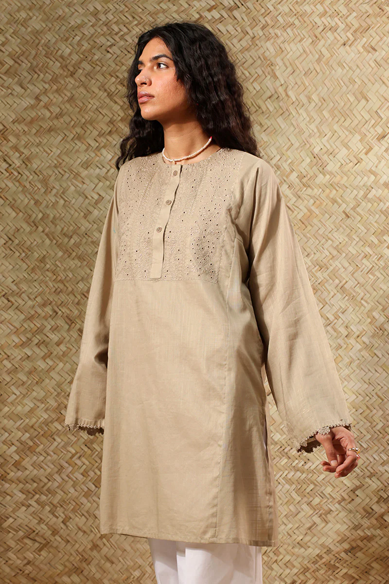 Embroidered Schiffli Shirt - Image 5