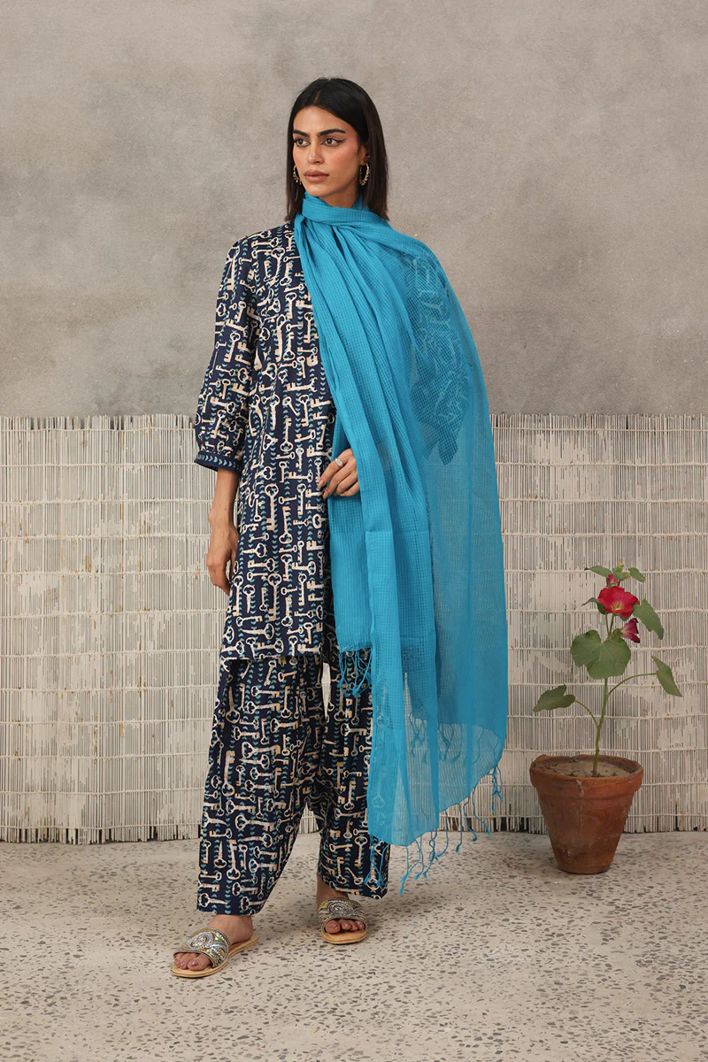 100% Pure Cotton Dupatta - Image 3