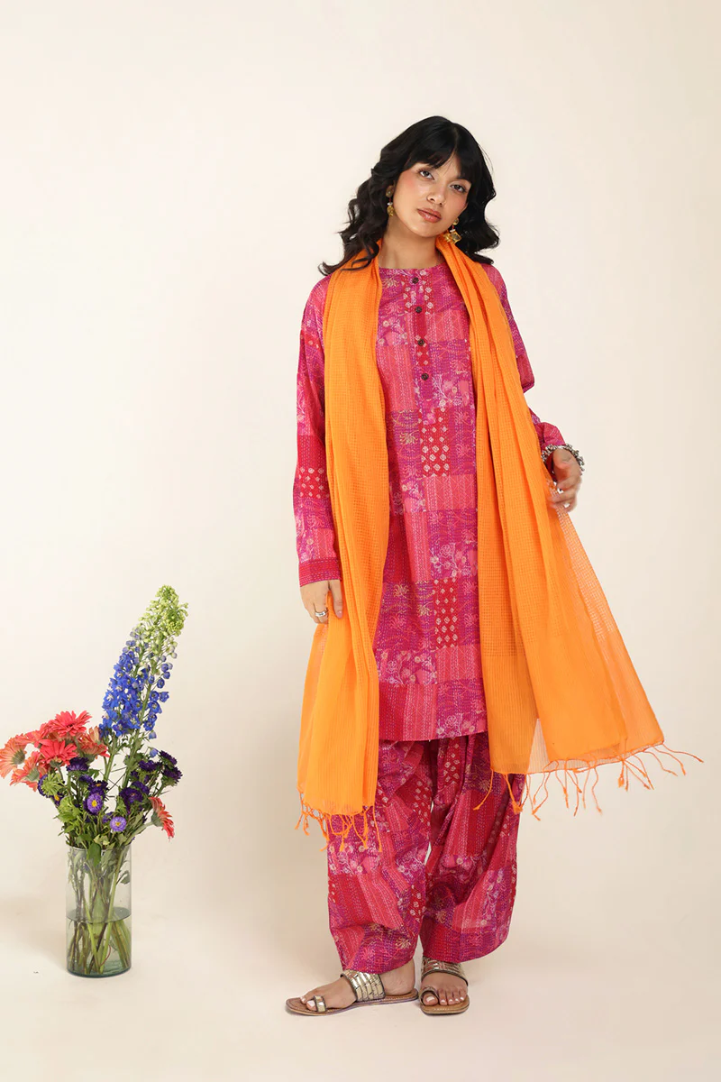 100% Pure Cotton Dupatta - Image 3