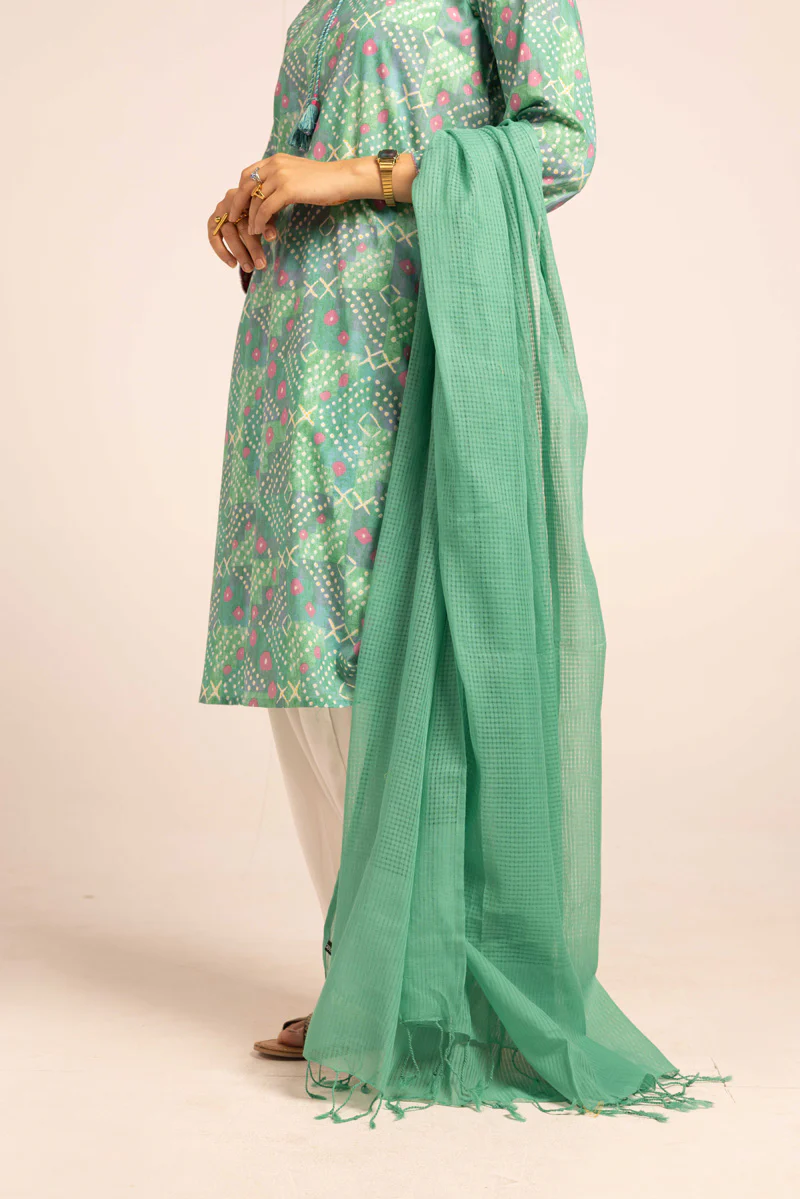 100% Pure Cotton Dupatta - Image 2