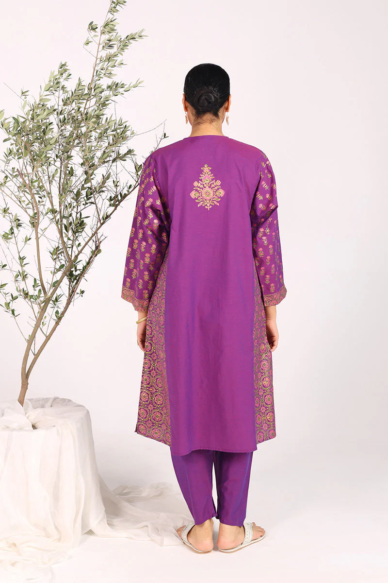 Mehak Hand-Block Printed Ensemble - Image 12