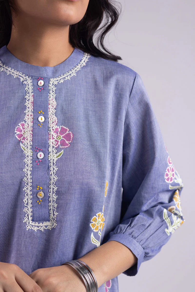 Mehak Blossom Block-Print Set - Image 8
