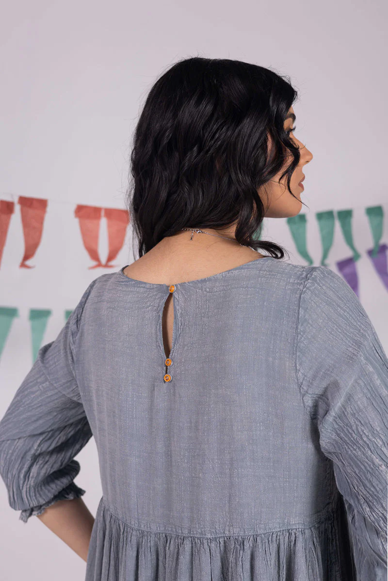Dare To Denim Tiered Dress - Image 15