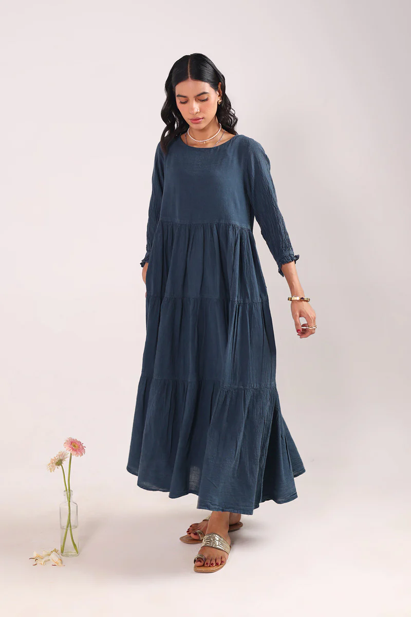 Dare To Denim Tiered Dress - Image 5