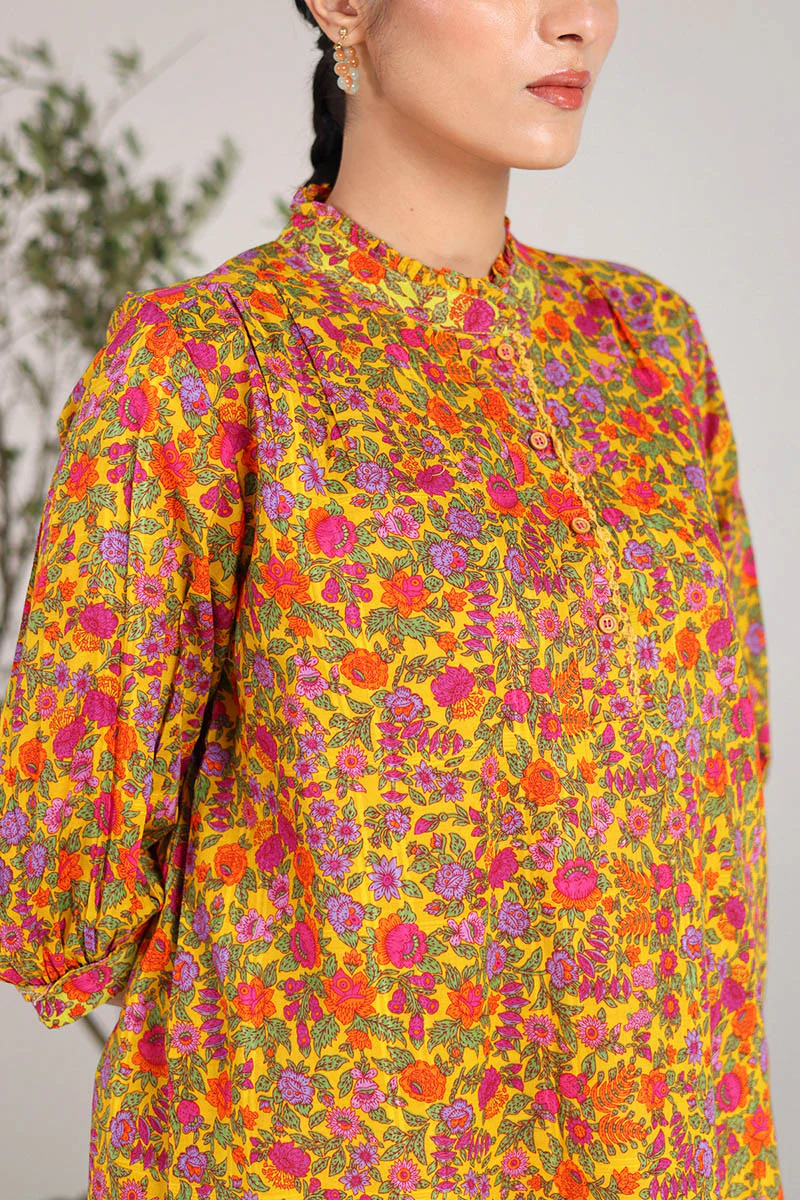 Painted Dreams Floret Flair Kurta - Image 12