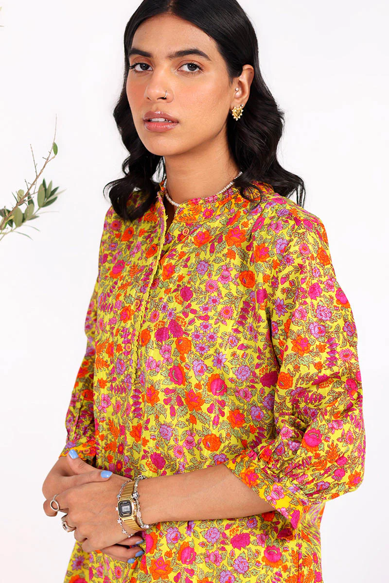 Painted Dreams Floret Flair Kurta - Image 16