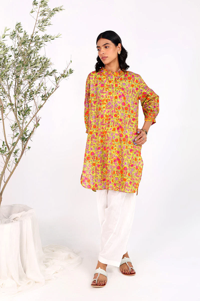Painted Dreams Floret Flair Kurta - Image 17