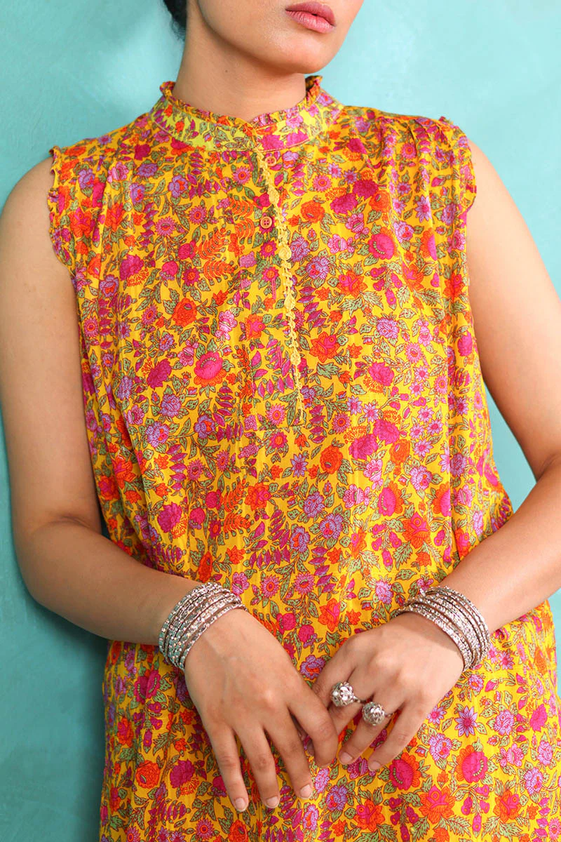 Painted Dreams Frill Bloom Kurta