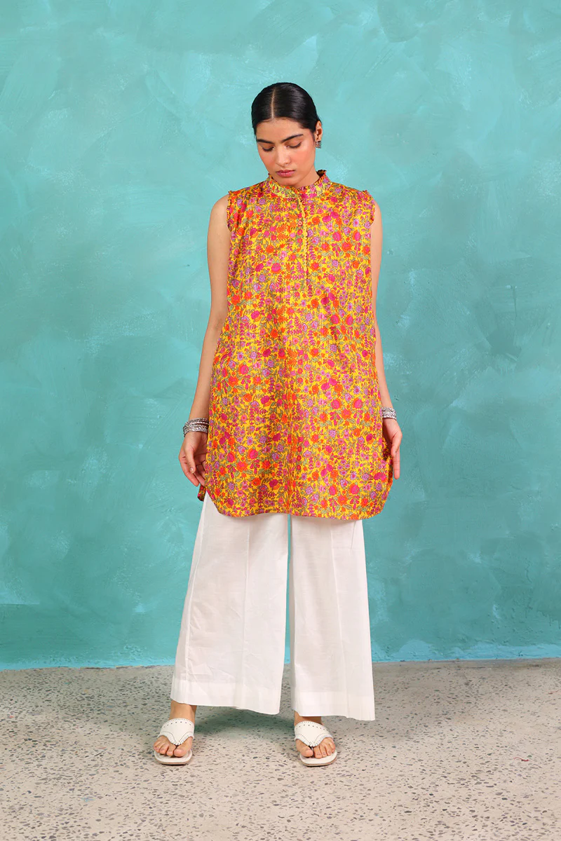 Painted Dreams Frill Bloom Kurta - Image 2